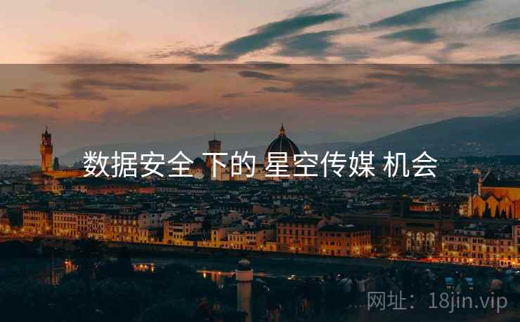 数据安全 下的 星空传媒 机会  第2张