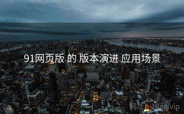 91网页版 的 版本演进 应用场景  第2张