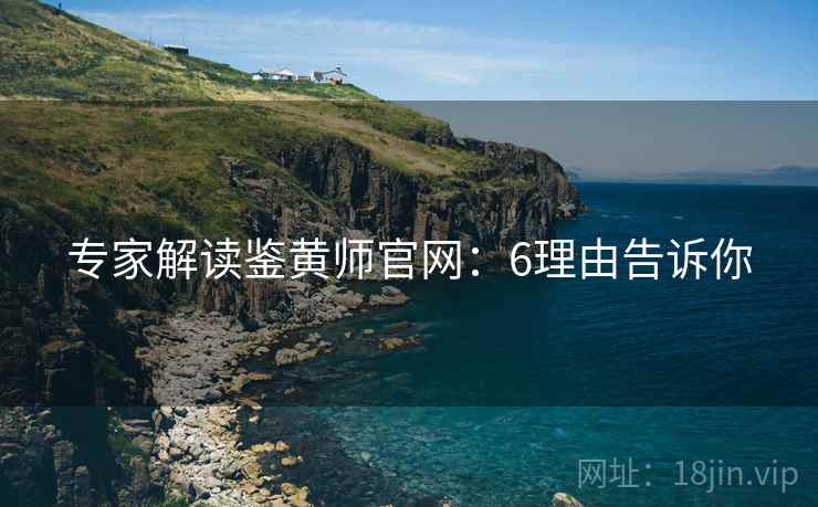 专家解读鉴黄师官网：6理由告诉你  第2张