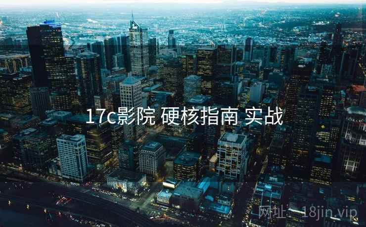 17c影院 硬核指南 实战  第1张