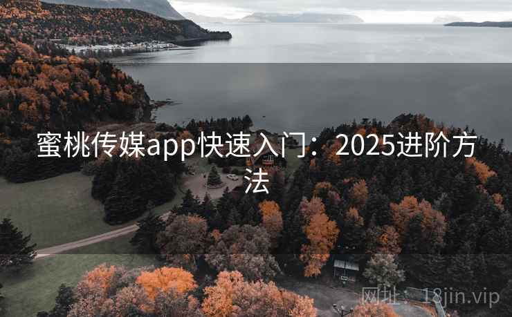 蜜桃传媒app快速入门：2025进阶方法  第2张