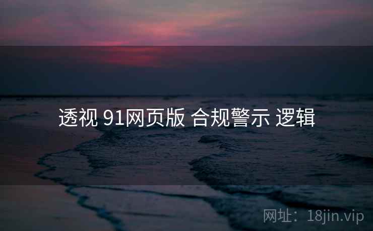 透视 91网页版 合规警示 逻辑  第2张