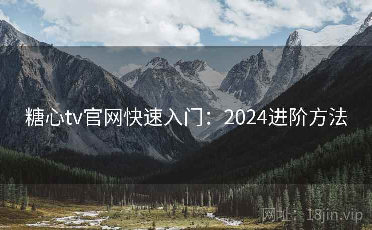 糖心tv官网快速入门：2024进阶方法  第1张