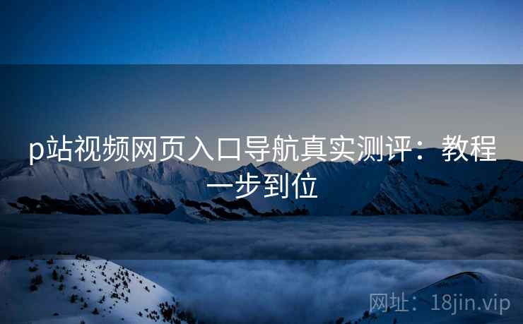 p站视频网页入口导航真实测评：教程一步到位  第2张