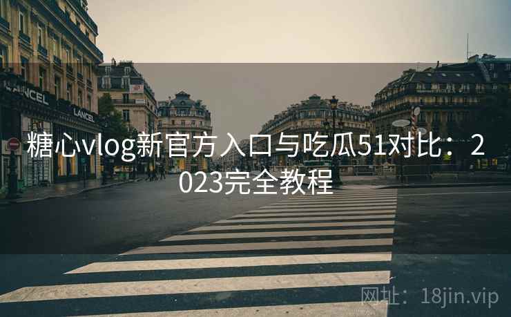 糖心vlog新官方入口与吃瓜51对比：2023完全教程  第2张