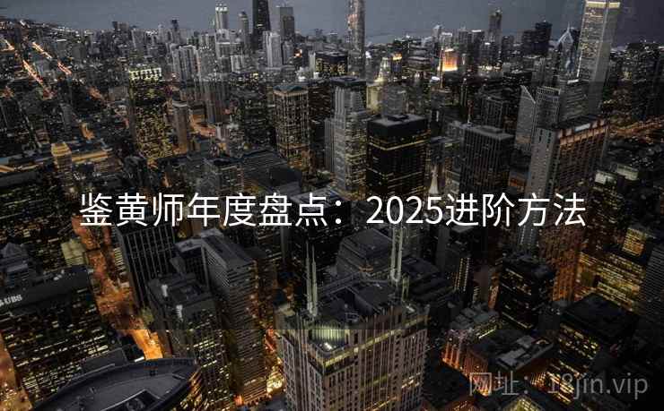 鉴黄师年度盘点：2025进阶方法  第1张