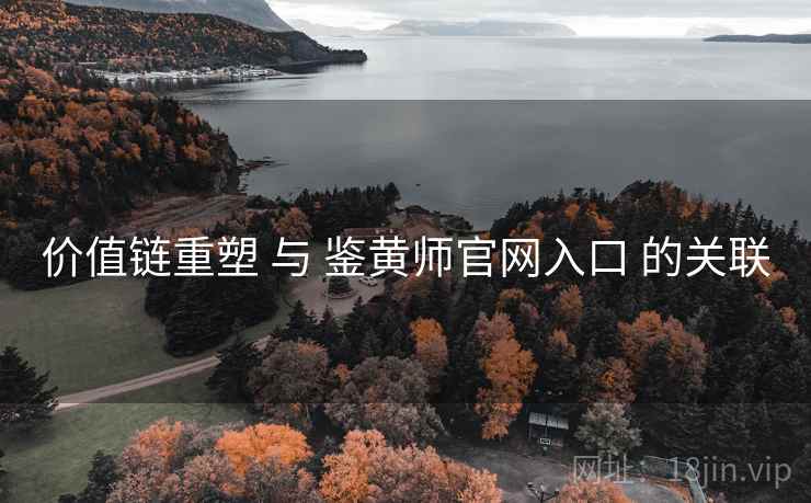 价值链重塑 与 鉴黄师官网入口 的关联  第2张